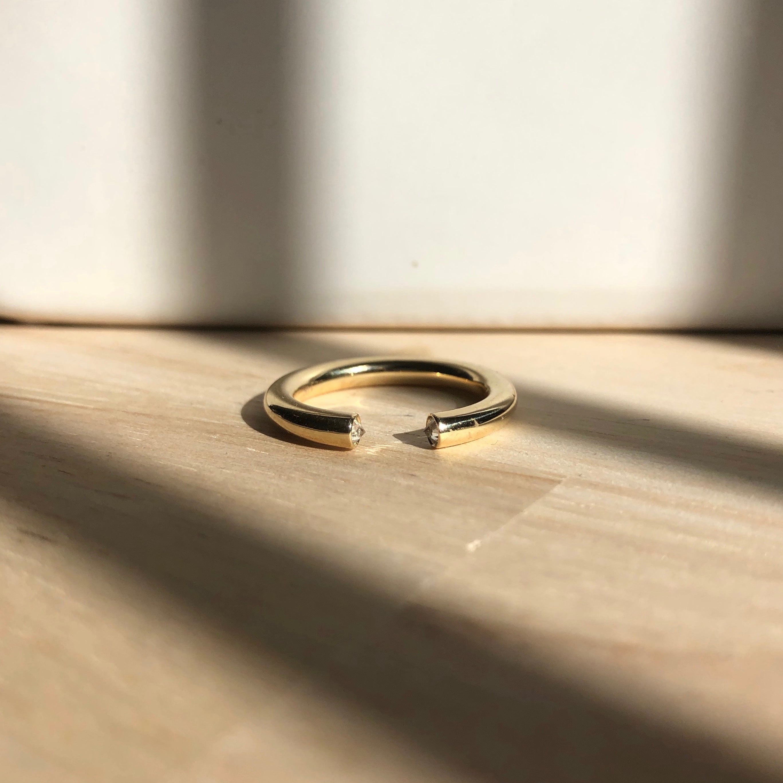 soeursJewelry✑p20 Aperture gold ring - united-drive.fr