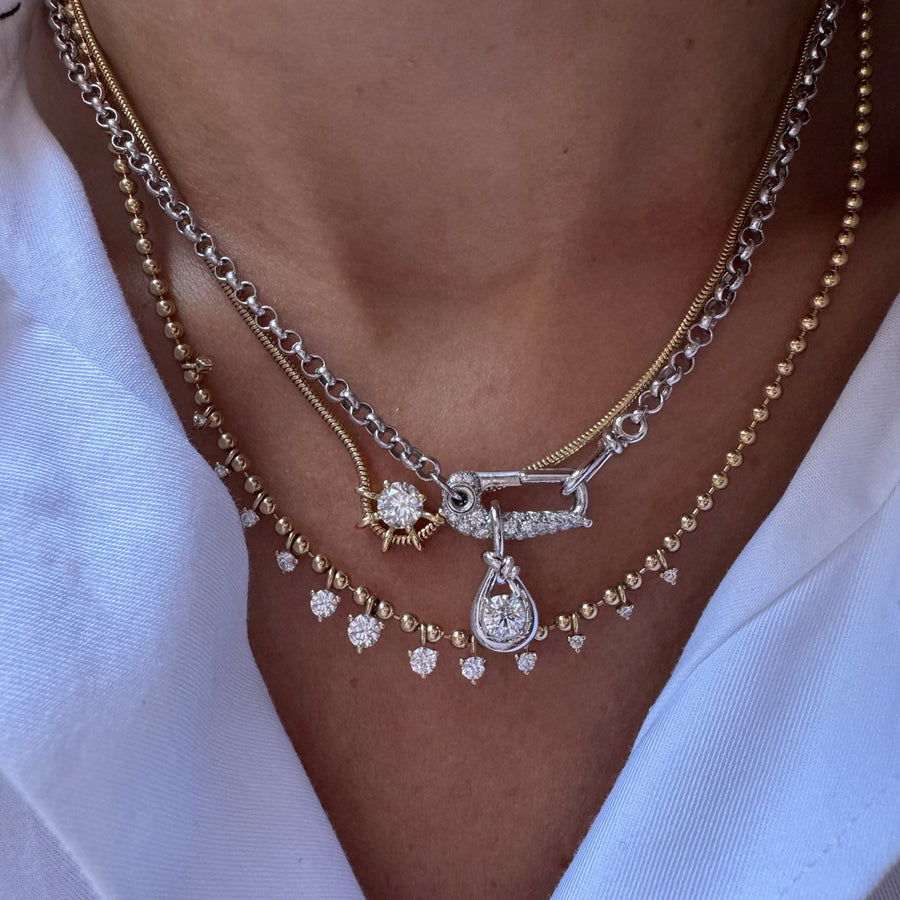 Diamond Lock It Rolo Chain