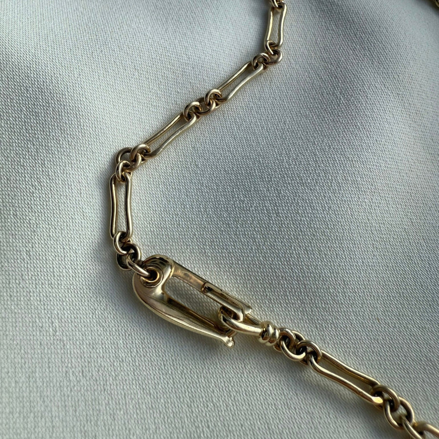 Lock It Bone Necklace